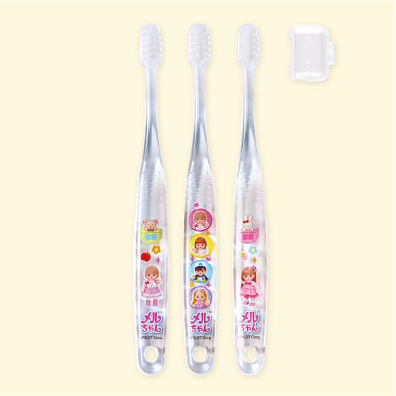 クリア子ども歯ブラシ3P（園児用）