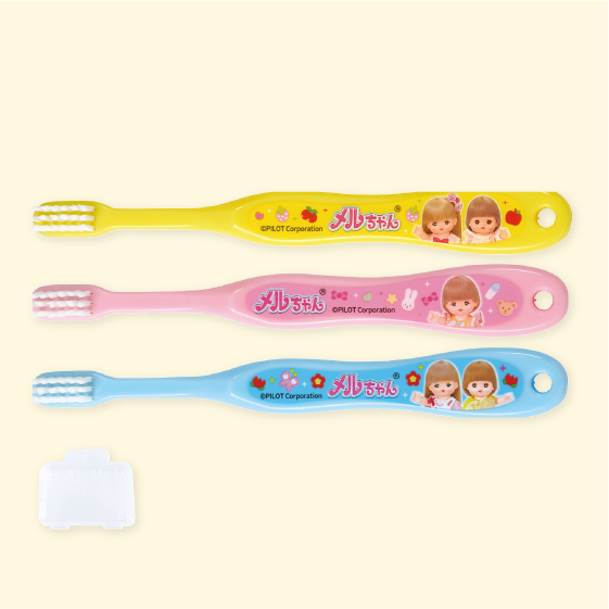 園児用歯ブラシ3P（キャップ付き）